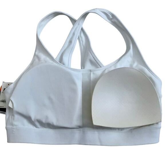 Ideology NWT White Sports Bra Women 2X - Picture 6 of 11